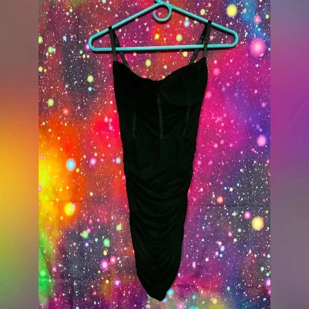 Sexy black corset dress - Picture 2 of 5